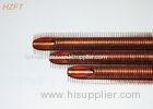 Heat Transferring Copper Finned Tube Flexible for Coaxial Evaporators 10.2mm Inner Dia