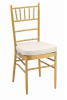 Golden stainless chiavari chairs