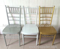 Golden stainless chiavari chairs