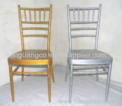 Golden stainless chiavari chairs