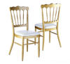 gold banquet napoleon chair