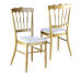 gold banquet napoleon chair
