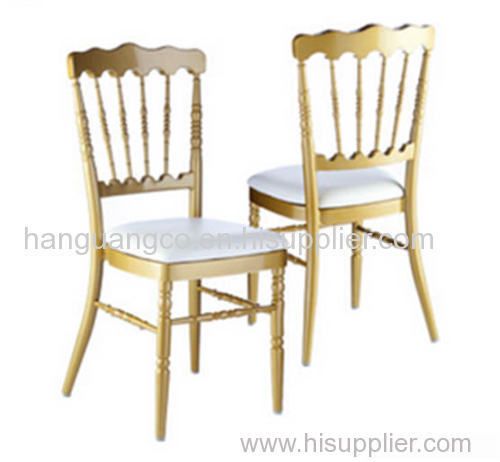 gold banquet napoleon chair