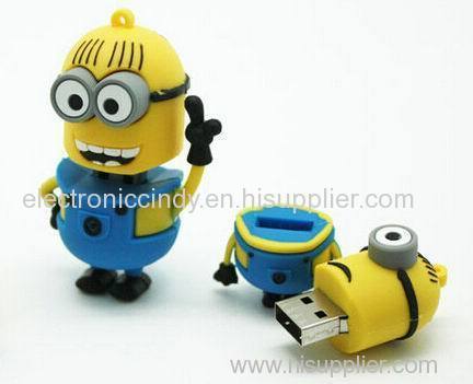Featured cartoon style Despicable Me Minions usb flash drive