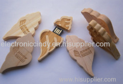 Wooden Olympic torch model USB flash disk