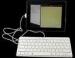 Ultra thin iPad Wired Keyboard , light Notebook corded iPhone 4 keyboard