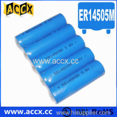 3.6v aa batteries er14505m 2000mAh for water meter
