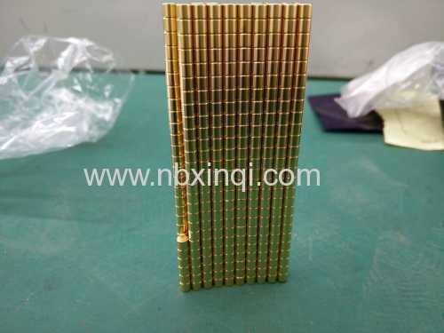 38SH Neodymium Magnet with Gold Coating