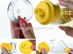 3-in-1 Super Silicone Oil & Vinegar Bottle & Basting Brush Dispenser