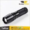 3w led aluminum telescopic dynamo flashlight