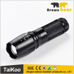 3w led aluminum telescopic dynamo flashlight