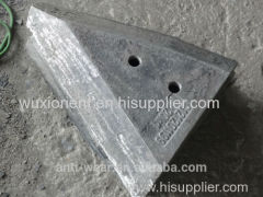 High Cr White Iron Hopper Car Block Liners with Hardness More Than HRC58