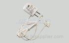 Interchangeable plug iPhone 4S Mobile Phone Wall Charger 5V 2A with 2 usb port
