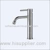 Silver Deck Mount Tub Faucet Basin Fixtures Wash Hand Basin Taps