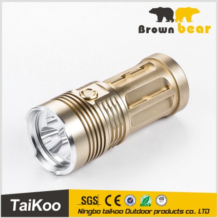 aluminum rechargeable batteries super bright light torch