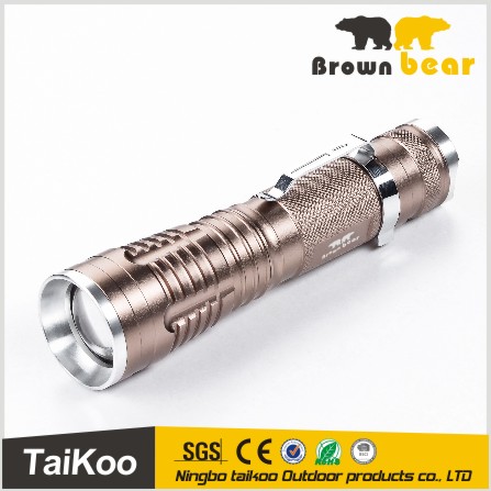 high power telescopic zoom 5 modes led flashlight