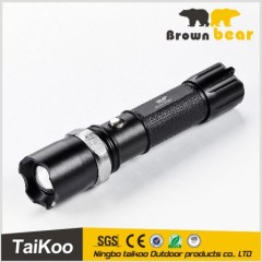 3w xpe adjustable focus beam rechargeable led torch