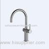 Stainless Steel 1 Handle Kitchen Faucet Brushed Nickel Finish Sink Mixer Tap