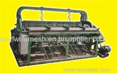 Crimped wire mesh machine