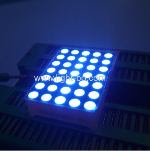 Pure Green dot matrix led display 5 x 7 Suitable for digital time zone clock display