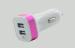 High Output 5v Micro Usb Car Charger With Usb Port / Dual Usb In Car Charger