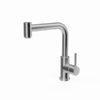 One Handle Pull Out Kitchen Faucet SS Hot And Cold Water Mixer Taps