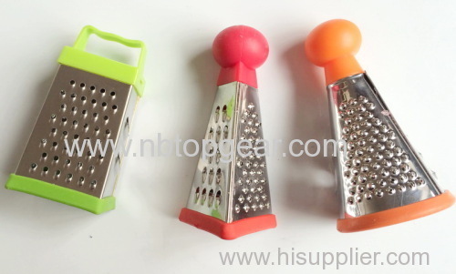 Mini round rectangle triangle plastic manual cheese grater