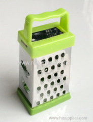 Mini round rectangle triangle plastic manual cheese grater