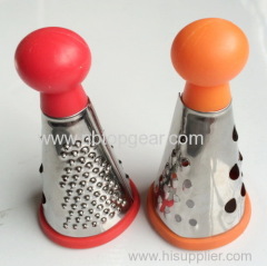 Mini round rectangle triangle plastic manual cheese grater