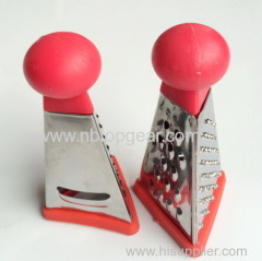 Mini round rectangle triangle plastic manual cheese grater