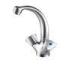Fashion Widespread Bathtub Faucet Double Lever Sink Mixer Stainless Steel Brushed