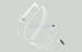 High Speed white SmartPhone Tablet PC 8 Pin Car Charger With 1.2 Meter Cable