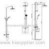 Wall Mounted Grand Bath and Shower Faucet Set In Stainless Steel