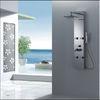 OEM Chrome Finished Rainfall Shower Panels with 8 Adjustable Nozzles