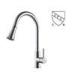 Modern Fashion Single Lever Pull Out Kitchen Faucet Stainless Steel Mixer Tap