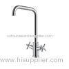 Modern High End Double Lever Faucet Stainless Steel Mixer Taps