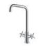 Modern High End Double Lever Faucet Stainless Steel Mixer Taps