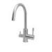 Commercial Three Way Kitchen Mixer Taps SS Faucet with 2 Handle