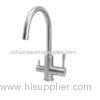 Commercial Three Way Kitchen Mixer Taps SS Faucet with 2 Handle