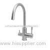 Commercial Three Way Kitchen Mixer Taps SS Faucet with 2 Handle