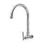 Deck Mounted Cold Water Faucet Stainless Steel Mixer Taps for Bathroom