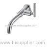 Stainless Steel Cold Water Faucet Wall Mount , Single Hole Bathroom Faucet