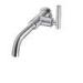 Stainless Steel Cold Water Faucet Wall Mount , Single Hole Bathroom Faucet