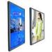 Full HD touch screen Wall mounted LCD AD Player Wireless Remote Control