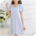 Apparel & Fashion Underwear & Nightwear Pajamas Bamboo fiber YD melange pajama sleep dress for ladies lotus sleeves