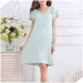 Apparel & Fashion Underwear & Nightwear Pajamas Bamboo fiber YD melange pajama sleep dress for ladies lotus sleeves