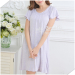 Apparel & Fashion Underwear & Nightwear Pajamas Bamboo fiber YD melange pajama sleep dress for ladies lotus sleeves