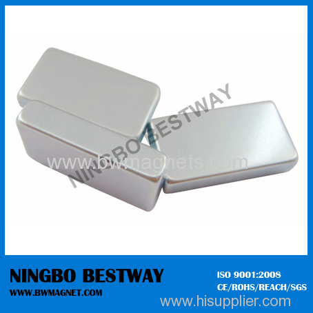 N35 Permanent NdFeB Magnet L15mmxW7mmxT5mm Ni coating