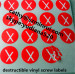 printing self adhesive label sticker