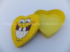 Unique cute heart shaped SpongeBob SquarePants paper packaging box